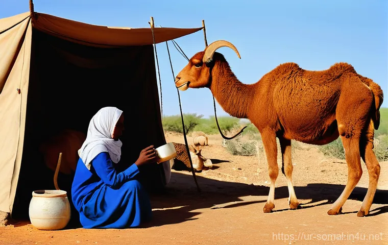 소말릴란드 유목민 생활 방식 - **A Nomadic Journey Through the Somali Desert**
A wide-angle, cinematic shot capturing a Somali ... 소말릴란드 유목민 생활 방식 - **A Nomadic Journey Through the Somali Desert**
A wide-angle, cinematic shot capturing a Somali ...
