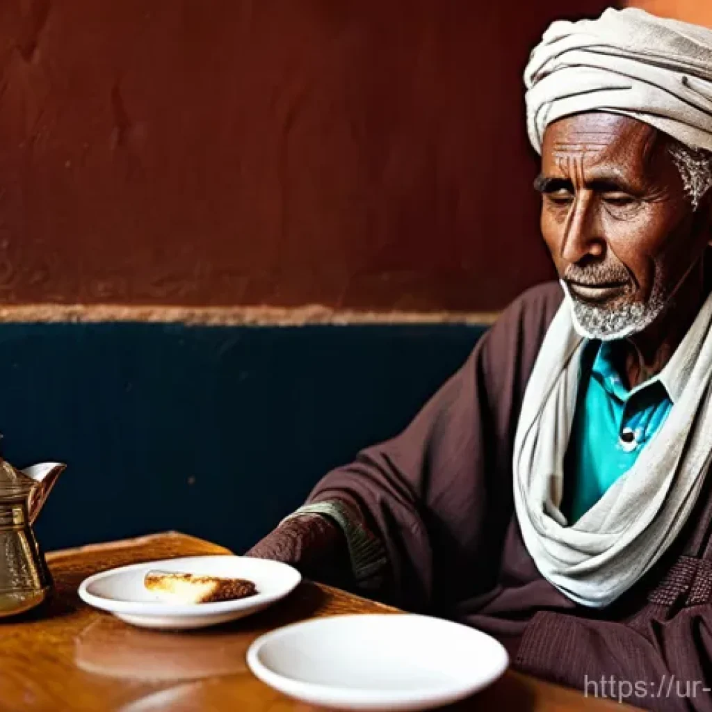 소말릴란드의 전통 악기 - **Prompt 1: The Soulful Kaban Player in Hargeisa Cafe**
A highly detailed, realistic image of an...